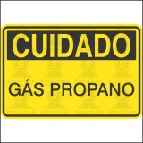 Cuidado - Gás propano